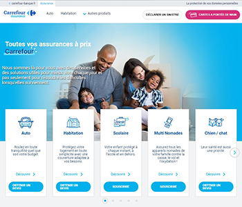 Site Internet Carrefour Assurance